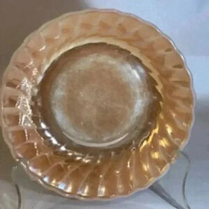 Vintage Anchor Hocking Fire‎ King Peach Luster Bowl